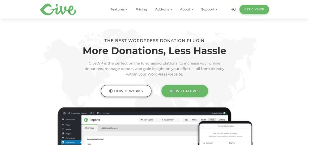 GiveWP WordPress plugin