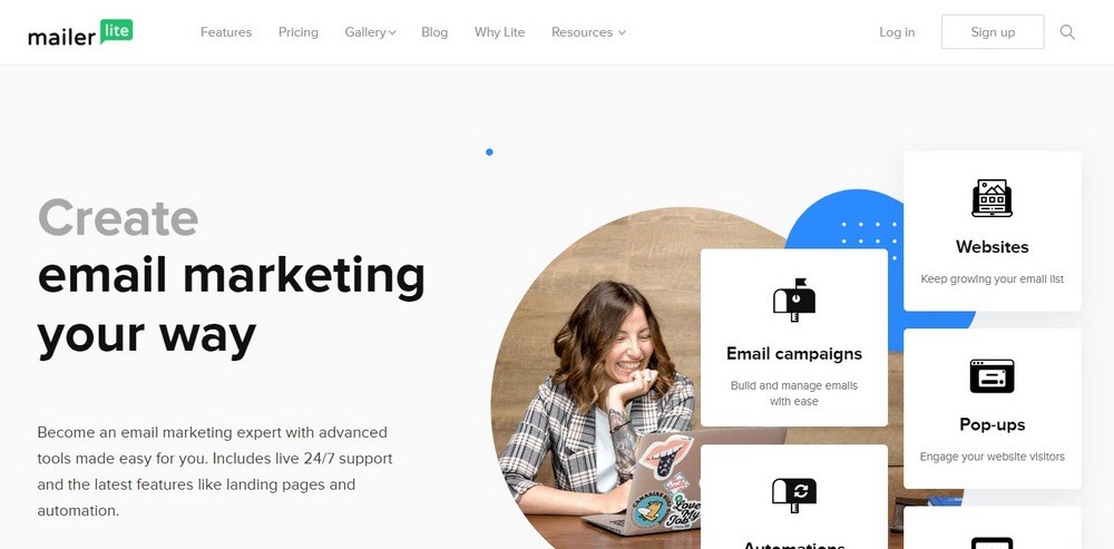 MailerLite Create Email Marketing