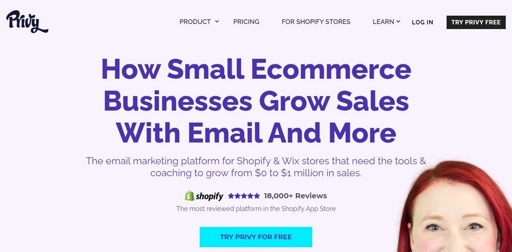 Privy email marketing platform