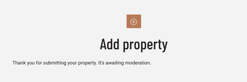 Summited property moderation