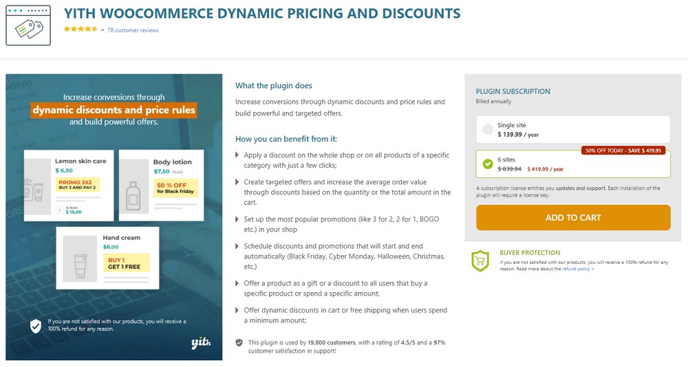 YITH Dynamic Pricing and Discounts for WooCommerce