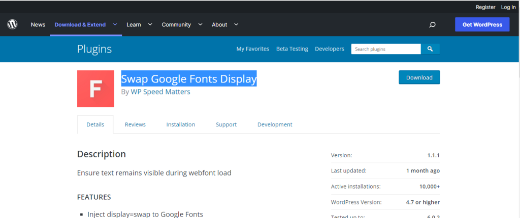 ast-swap-google-fonts