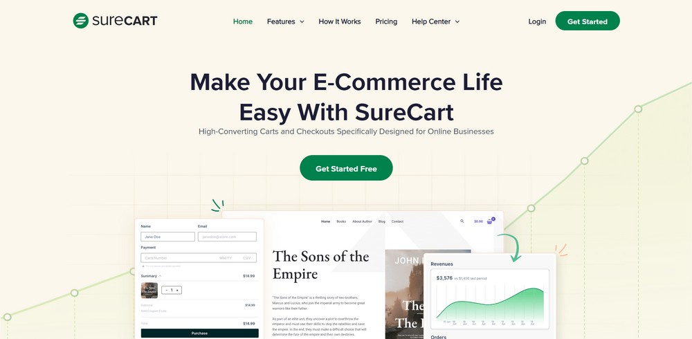 SureCart eCommerce solution for WordPress